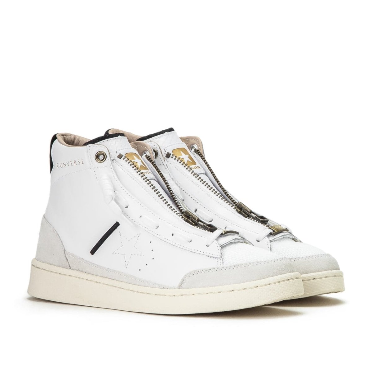 Converse x IBN Jasper Pro Leather Mid (Weiß)  - Allike Store