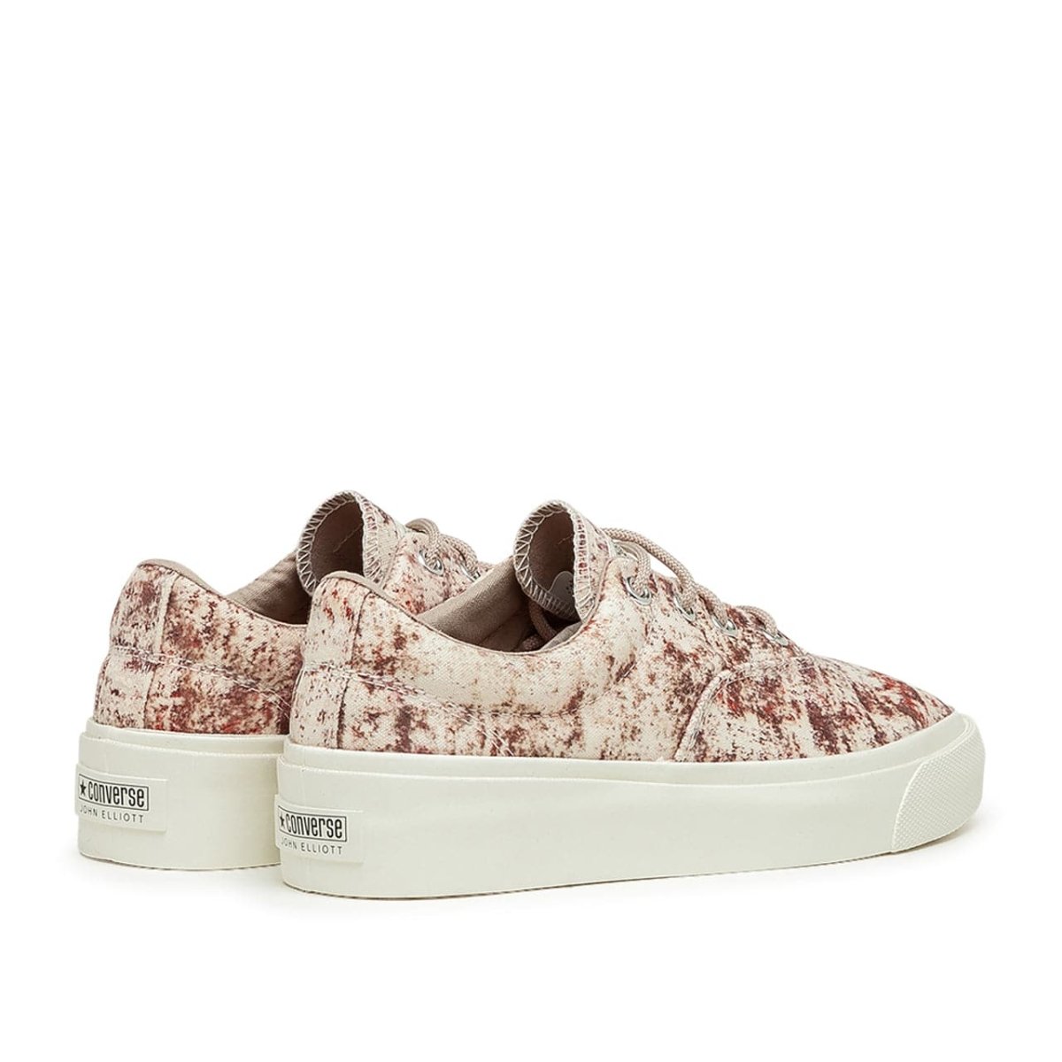 Converse x John Elliot Skid Grip OX (Weiß / Braun)  - Allike Store