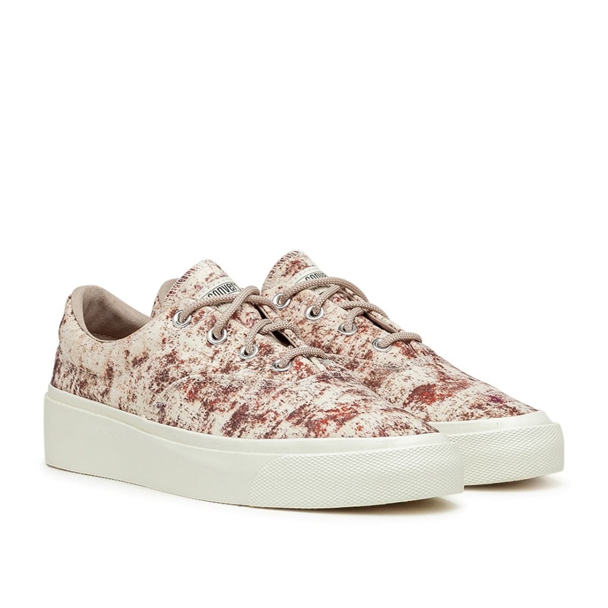 Converse x John Elliot Skid Grip OX (Weiß / Braun)  - Allike Store