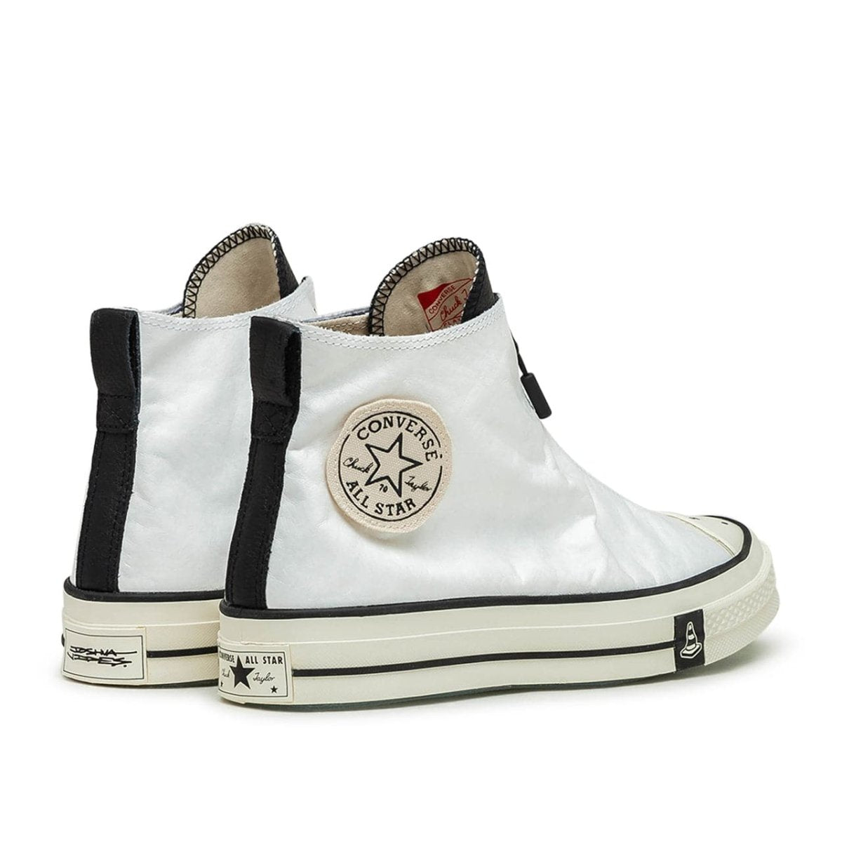 Converse x Joshua Vides Chuck 70 Hi White Black A00711C Allike Store