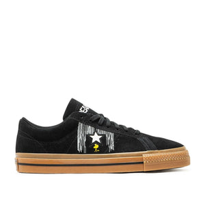 Converse x Peanuts One Star (Schwarz / Gum)  - Allike Store