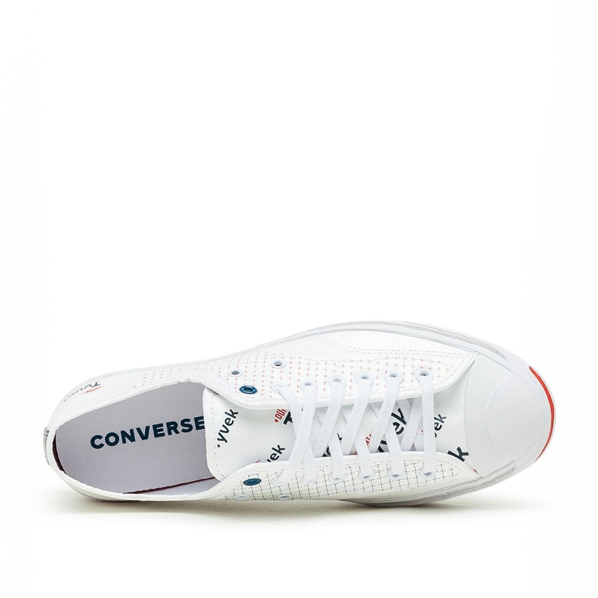 Converse x Sportility Jack Purcell Rally 'Tyvek' (Weiß / Navy)  - Allike Store