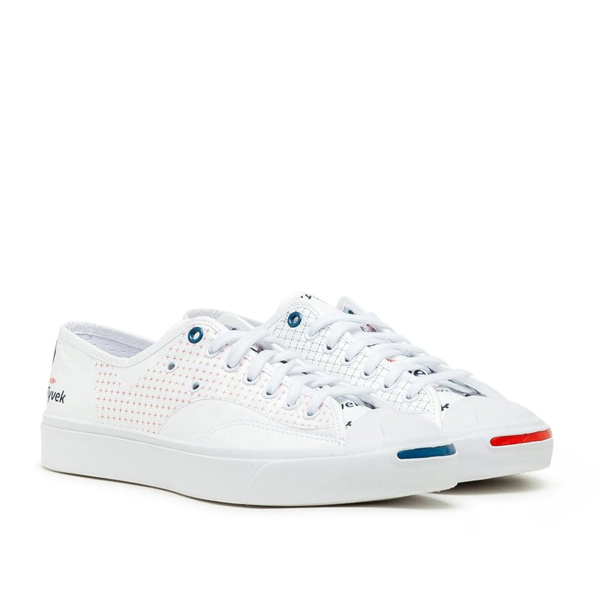 Converse x Sportility Jack Purcell Rally 'Tyvek' (Weiß / Navy)  - Allike Store
