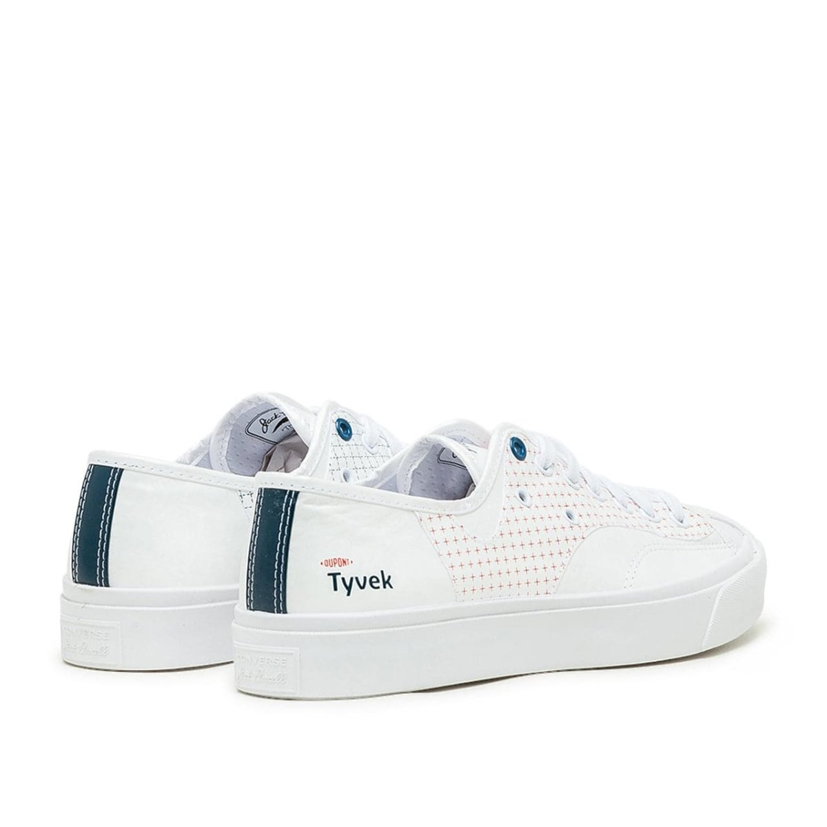 Converse x Sportility Jack Purcell Rally 'Tyvek' (Weiß / Navy)  - Allike Store