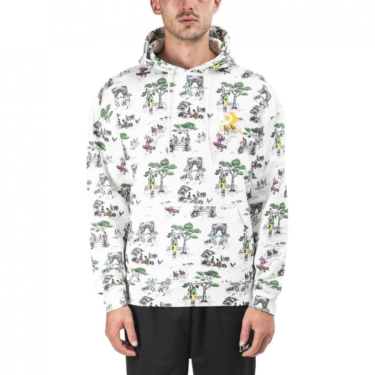 Converse X Union Hoodie (Weiß / Multi)  - Allike Store