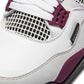 Air Jordan 4 Retro x PSG (Weiß / Bordeaux)  - Allike Store