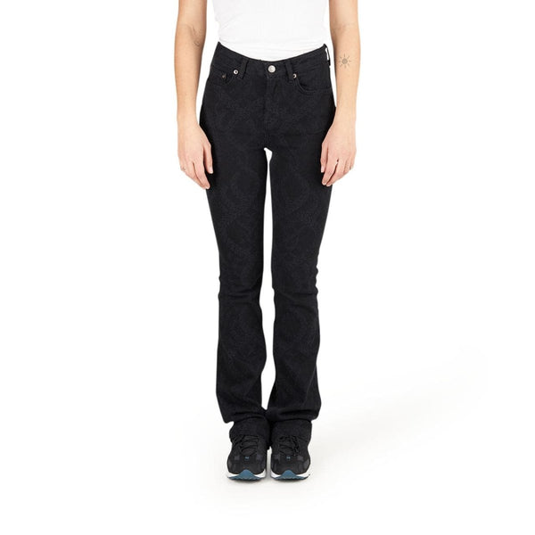 Daily Paper WMNS lilian pants (boot cut) Black