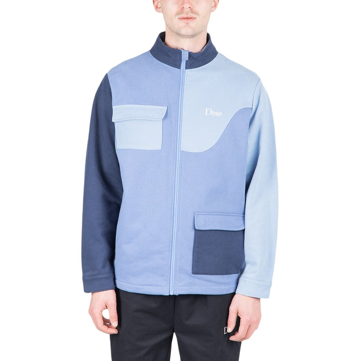 Dime Brushed Cotton Track Jacket (Blau)  - Allike Store