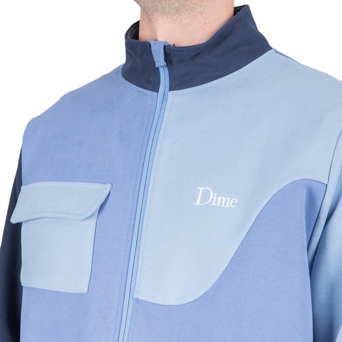 Dime Brushed Cotton Track Jacket (Blau)  - Allike Store