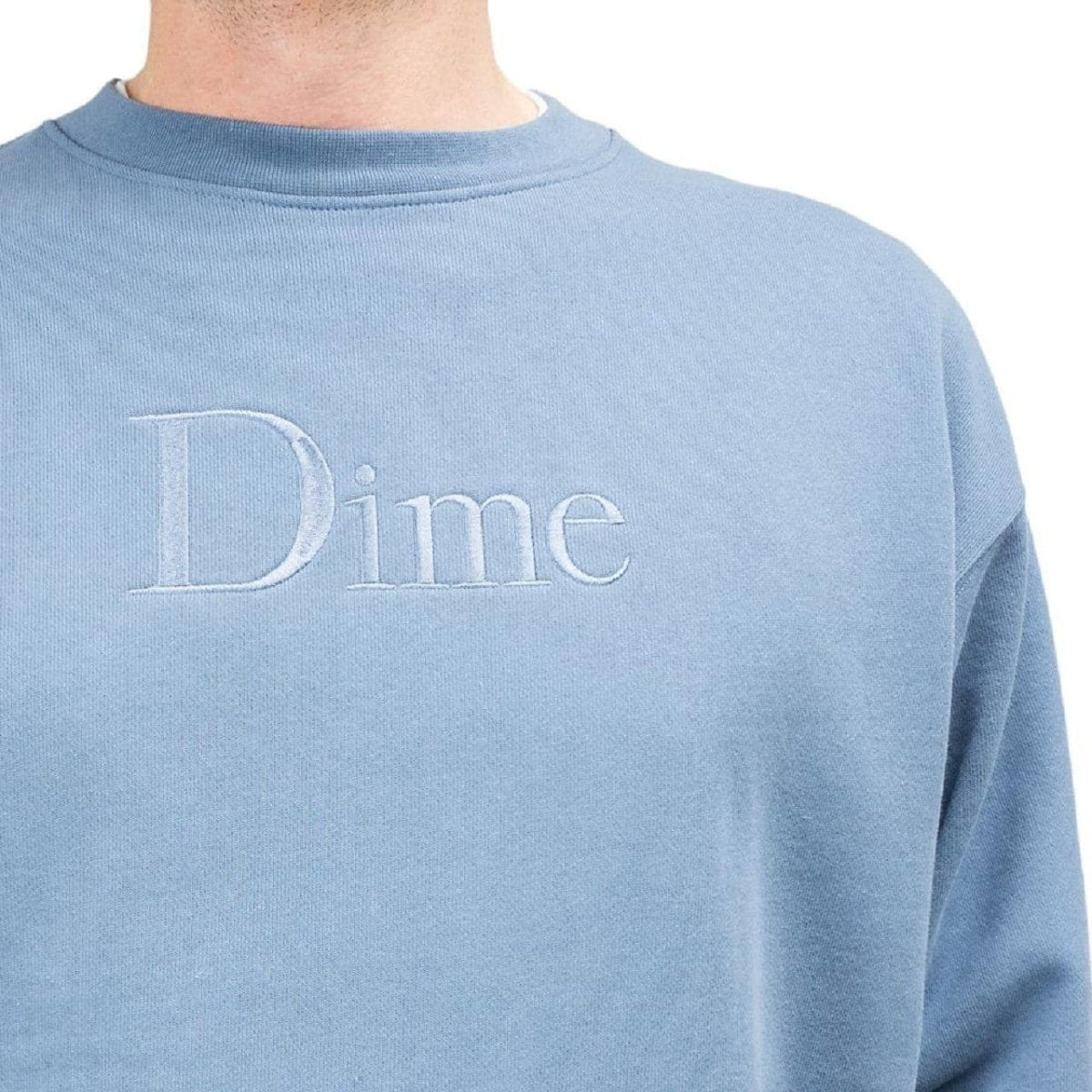 ■Dime■ Classic Small Logo Crewneck Long Sleeve T-Shirt Bla Dime Classic Small Logo Crewneck Black | SOMEWHERE®