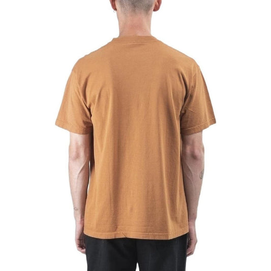 Dime Classic Logo Embroidered T-Shirt (Braun)  - Allike Store