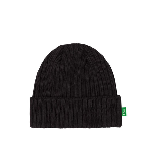 Dime Classic Logo Rib Beanie (Schwarz)  - Allike Store
