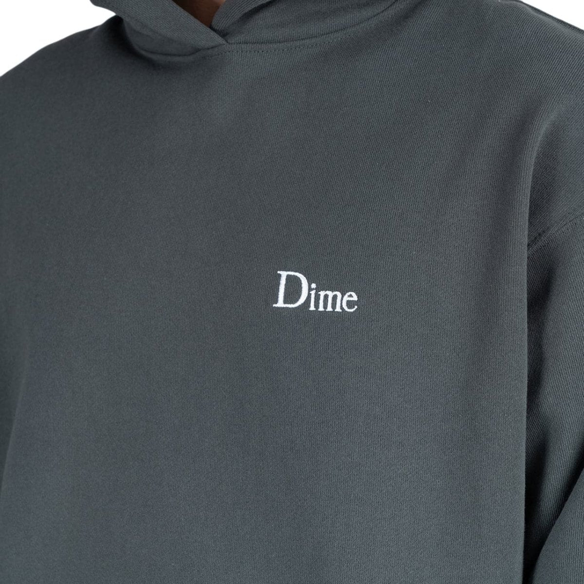Dime Classic Small Logo Hoodie (Dunkelgrün)  - Allike Store