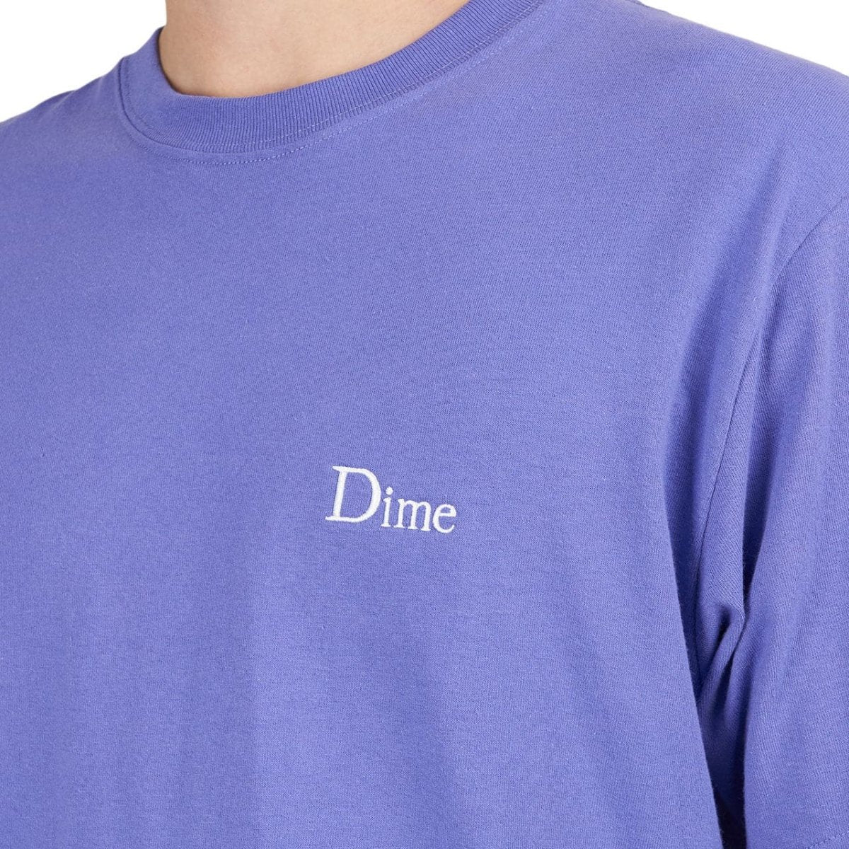Dime Classic Small Logo T-shirt (Iris)-DIMES021IRIS – Allike