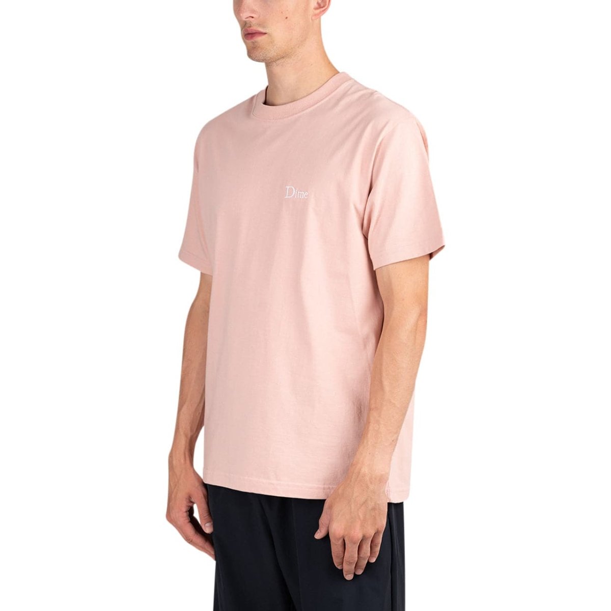 Dime Classic Small Logo T-Shirt (Pink)  - Allike Store