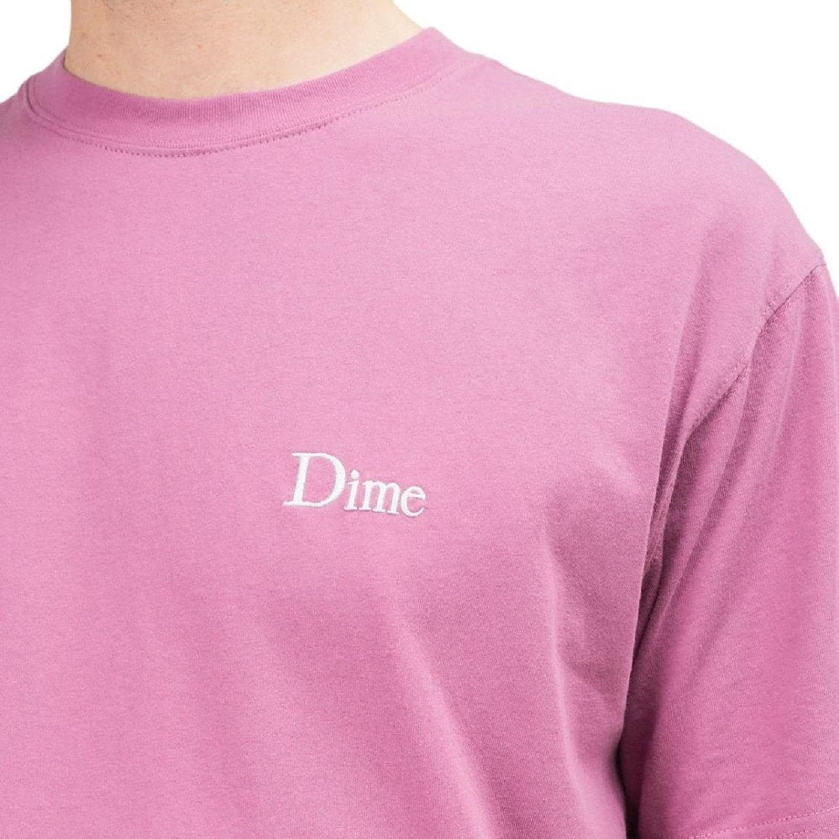 Dime Classic Small Logo T-Shirt (Rosa)  - Allike Store