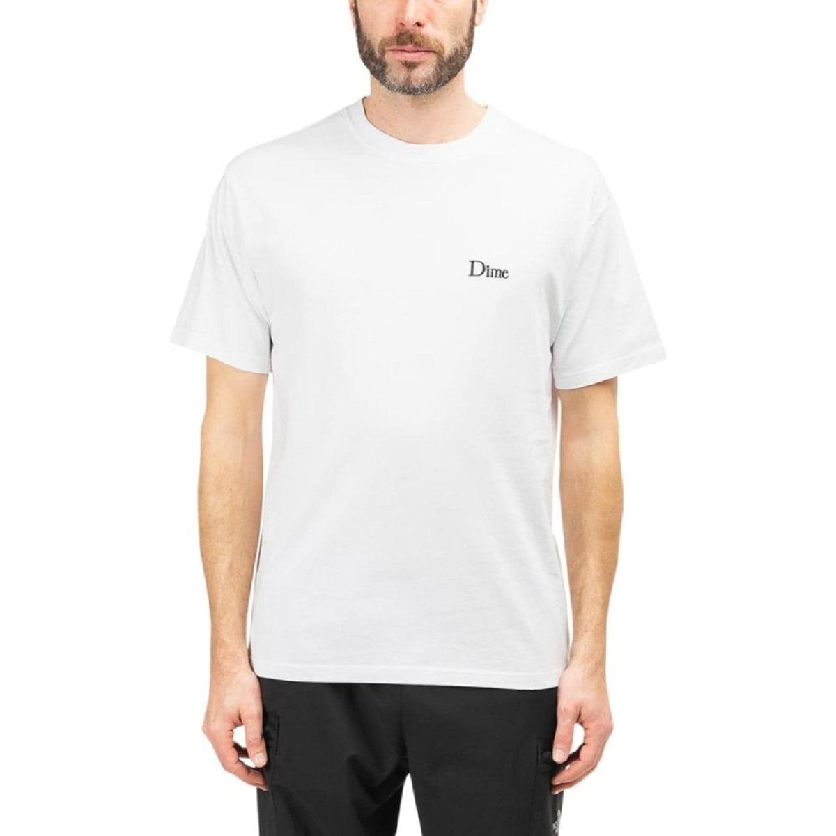 Dime Classic Small Logo T-Shirt (Weiß)  - Allike Store