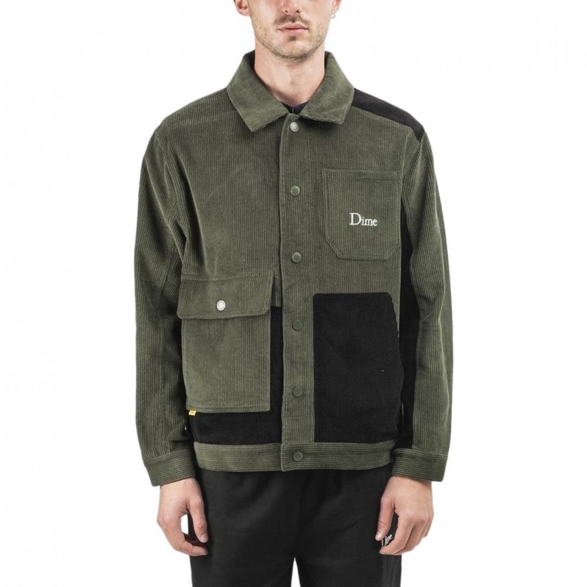 Dime Corduroy Jacket (Green / Black) DIMES2094GRN – Allike Store