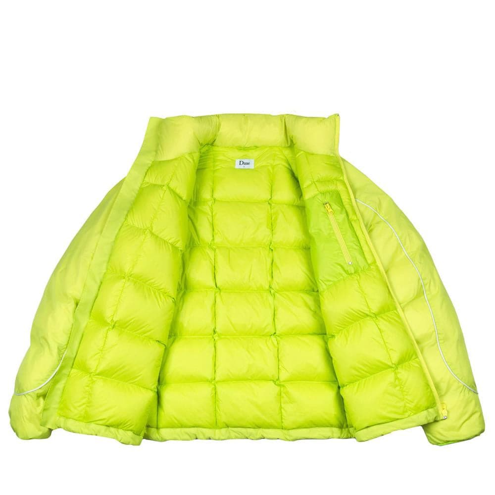 Dime Court Puffer Jacket (Neongelb)  - Allike Store