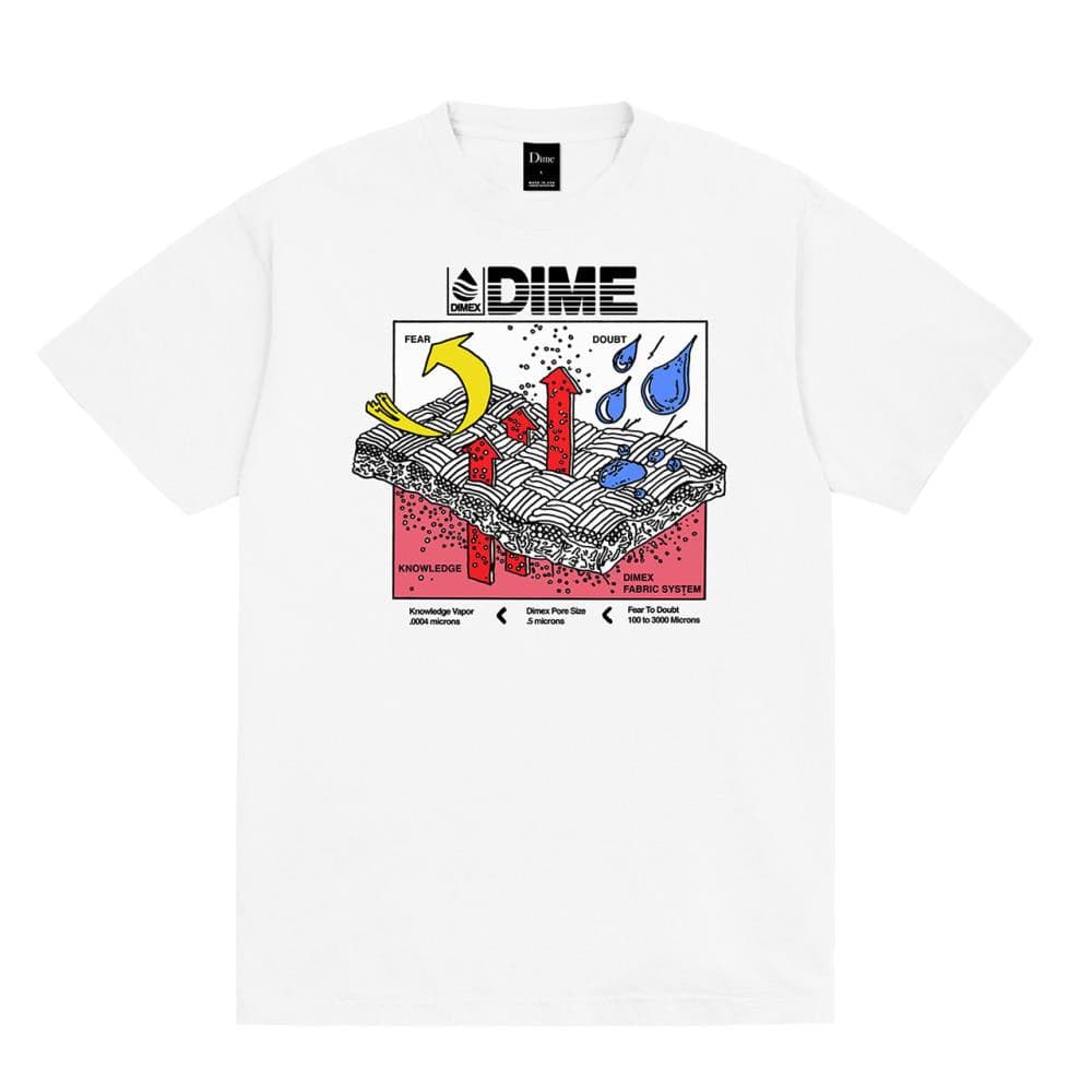Dime Dimex T-Shirt (Weiß)  - Allike Store