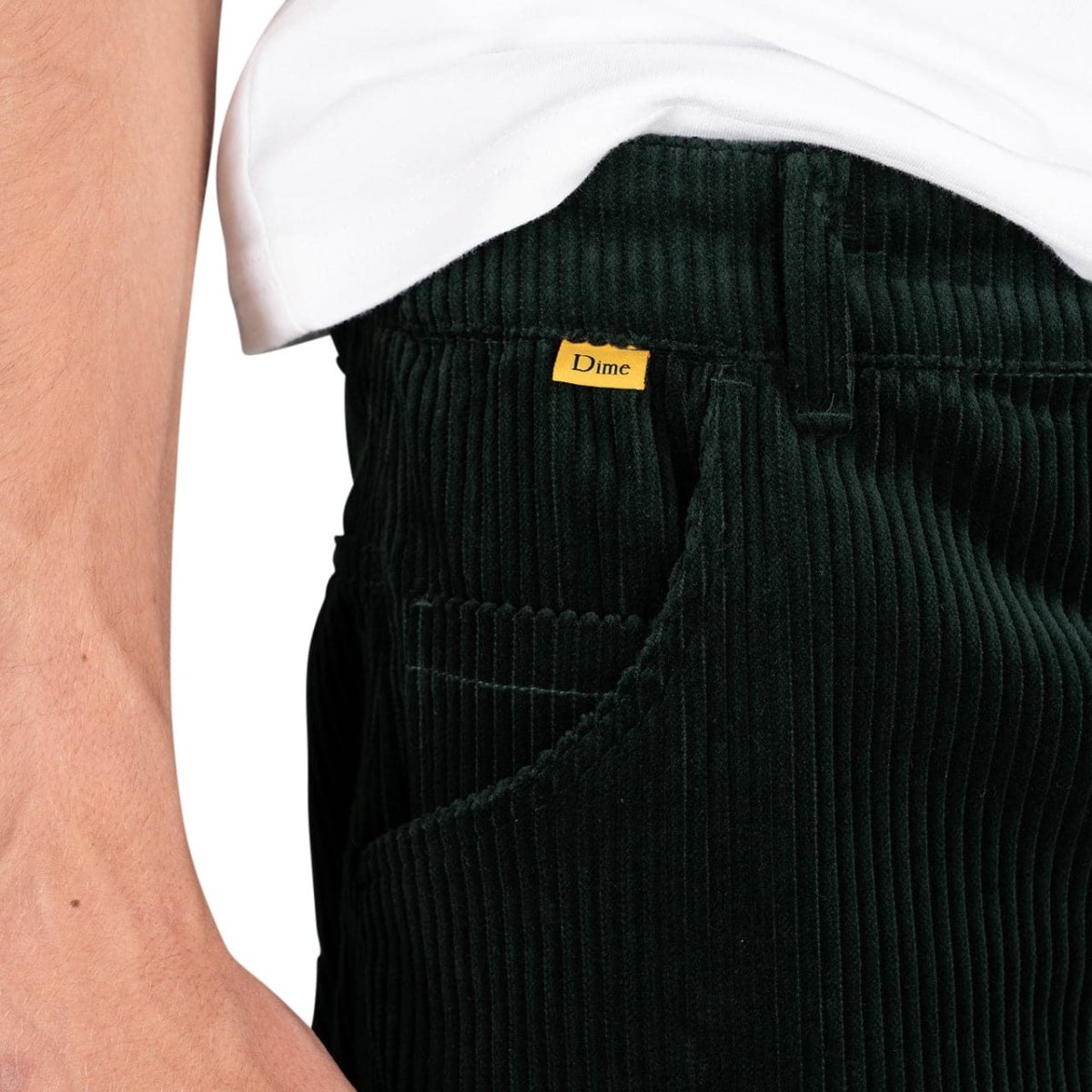 Dime Dino Baggy Corduroy Pants (Dark Green)