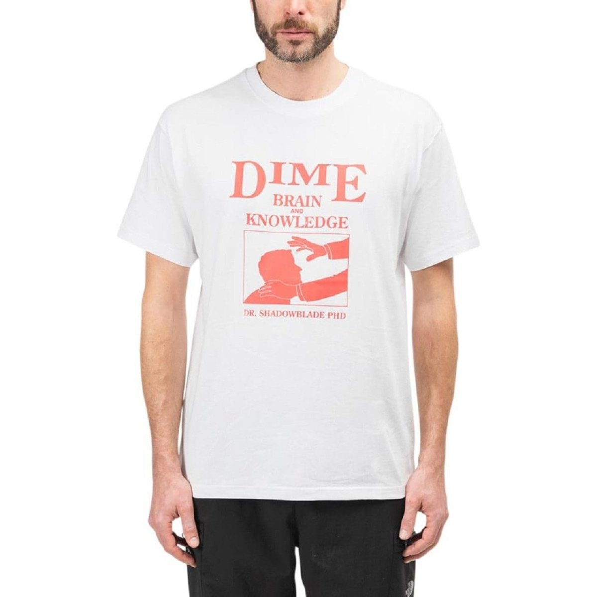 Dime Evan T-Shirt (Weiß / Rot)  - Allike Store