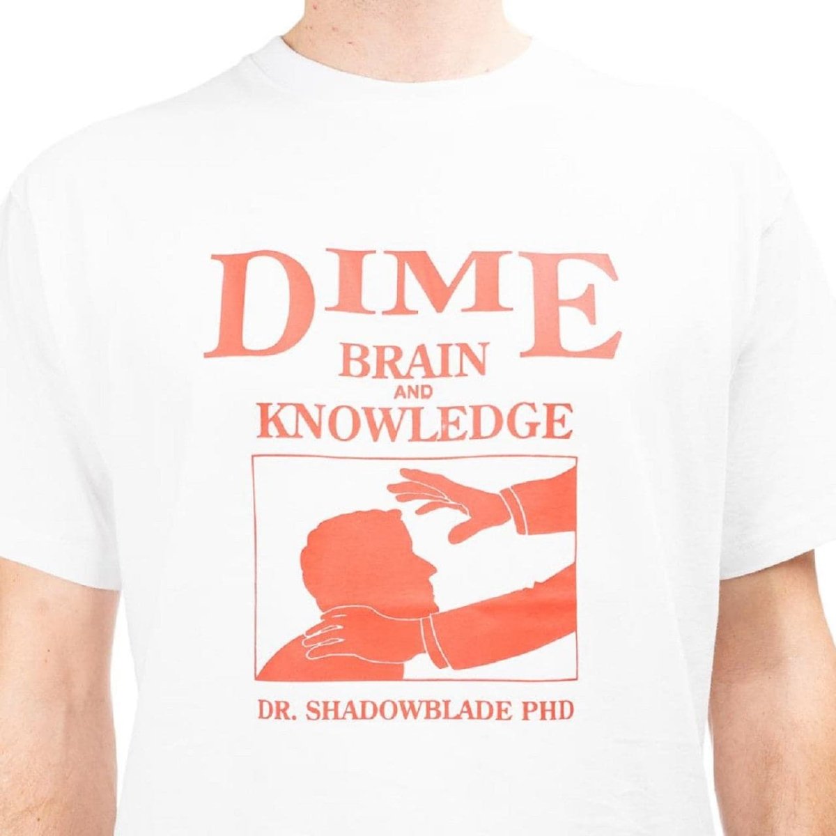 Dime Evan T-Shirt (Weiß / Rot)  - Allike Store