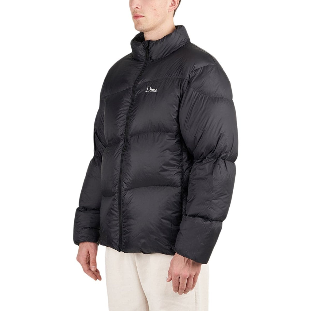 Dime Midweight Wave Puffer (Schwarz)  - Allike Store