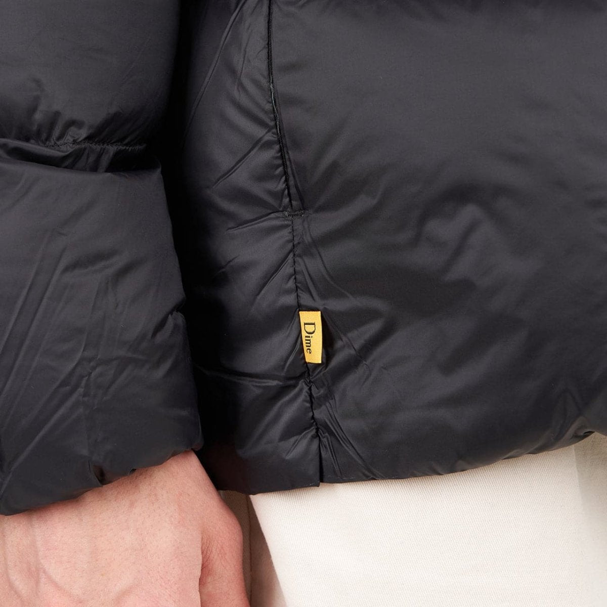 Dime Midweight Wave Puffer (Schwarz)  - Allike Store