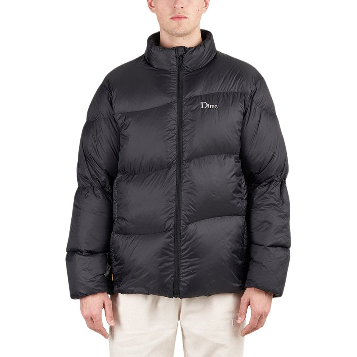 Dime Midweight Wave Puffer (Schwarz)  - Allike Store