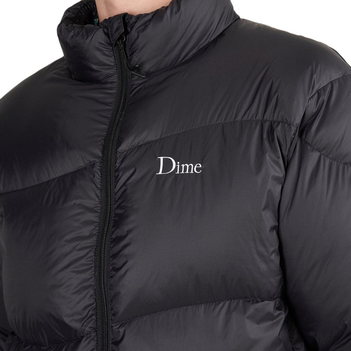 Dime Midweight Wave Puffer (Schwarz)  - Allike Store
