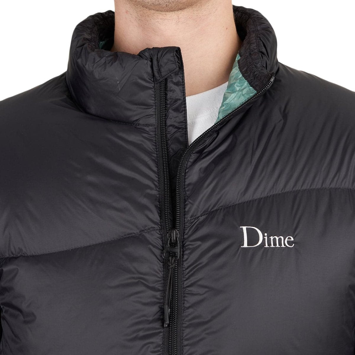Dime Midweight Wave Puffer (Schwarz)  - Allike Store