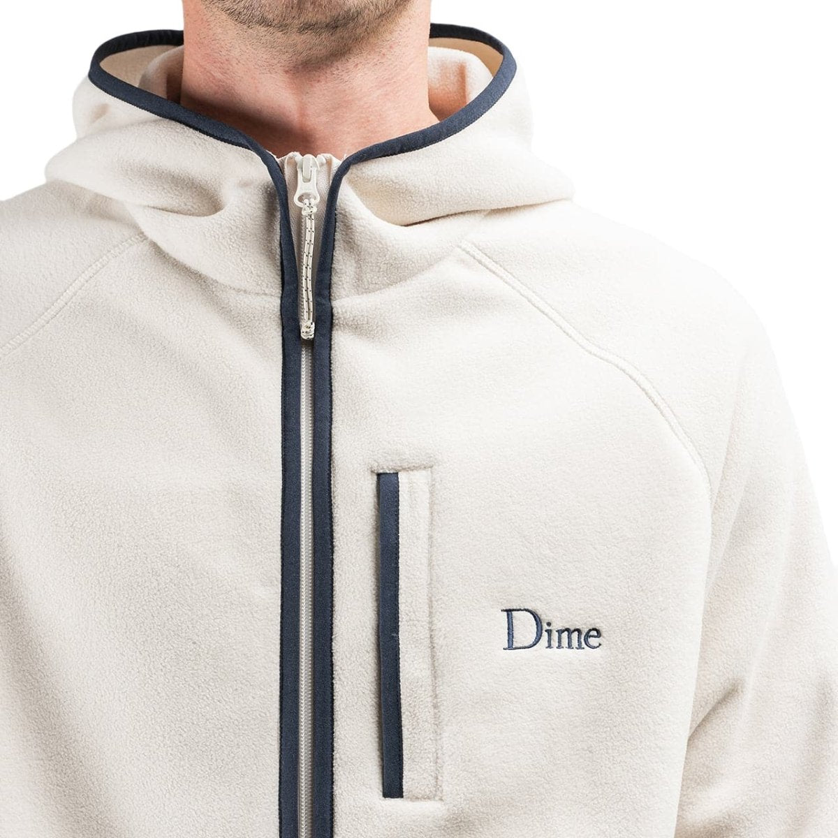 Dime polar fleece hooded jacket sale