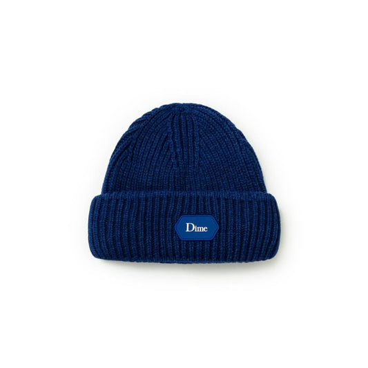 Dime Soft Rib Beanie (Navy)  - Allike Store