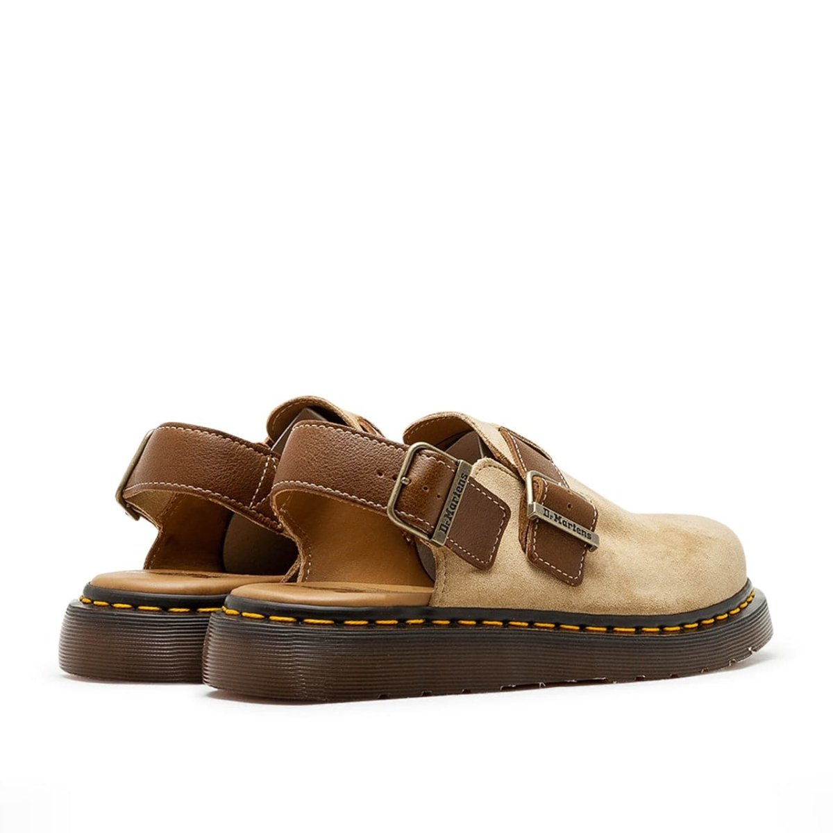 Dr. Martens Jorge Made in England Suede Mules (Braun / Gum)  - Allike Store