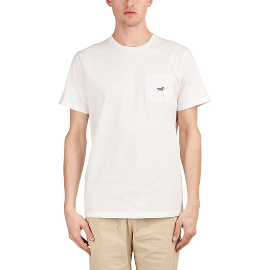 Edmmond Studios Duck Patch Shirt (Weiss)  - Allike Store