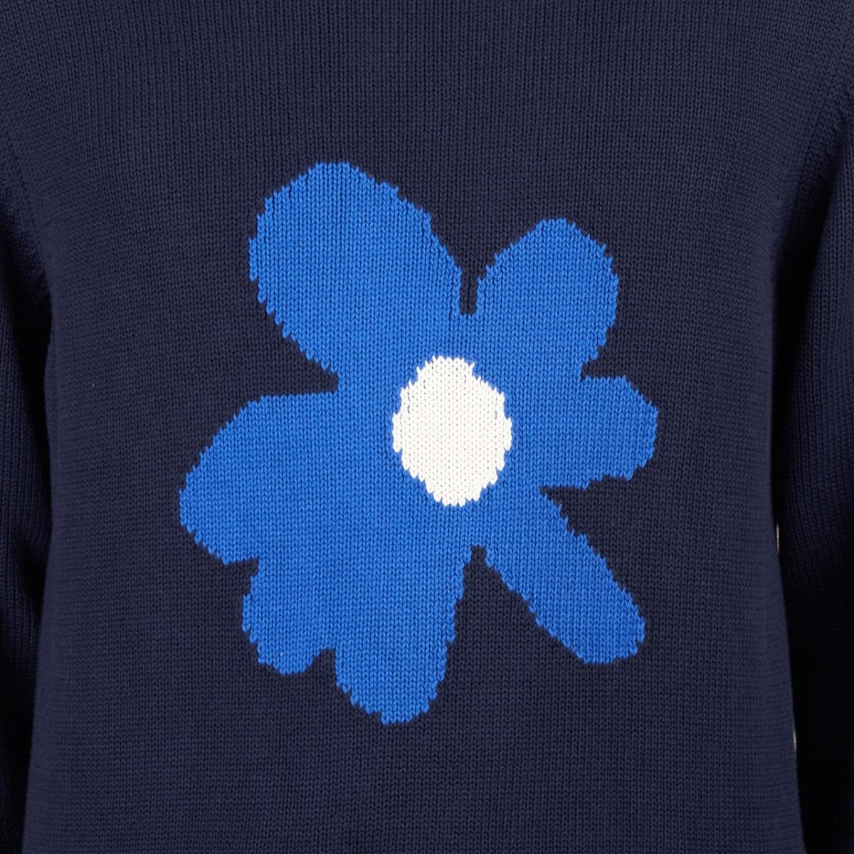 Edmmond Studios Flower Sweater (Navy)  - Allike Store