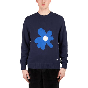 Edmmond Studios Flower Sweater (Navy)  - Allike Store