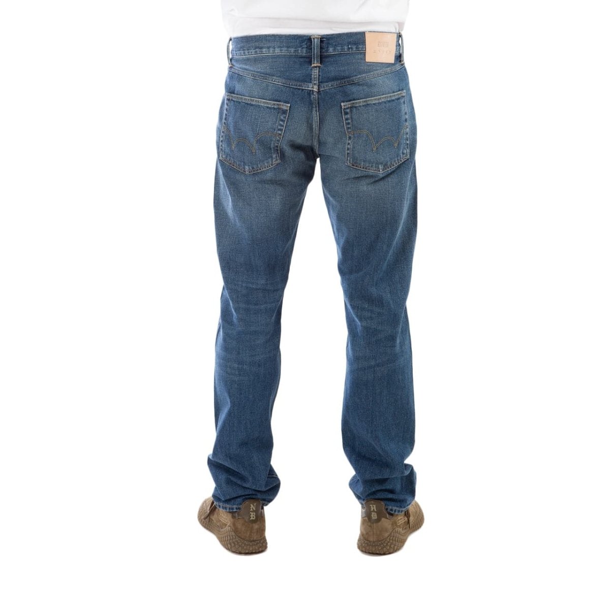 Edwin ED-55 Red Listed Selvage Denim Blue Satomi Wash (Blue)  - Allike Store