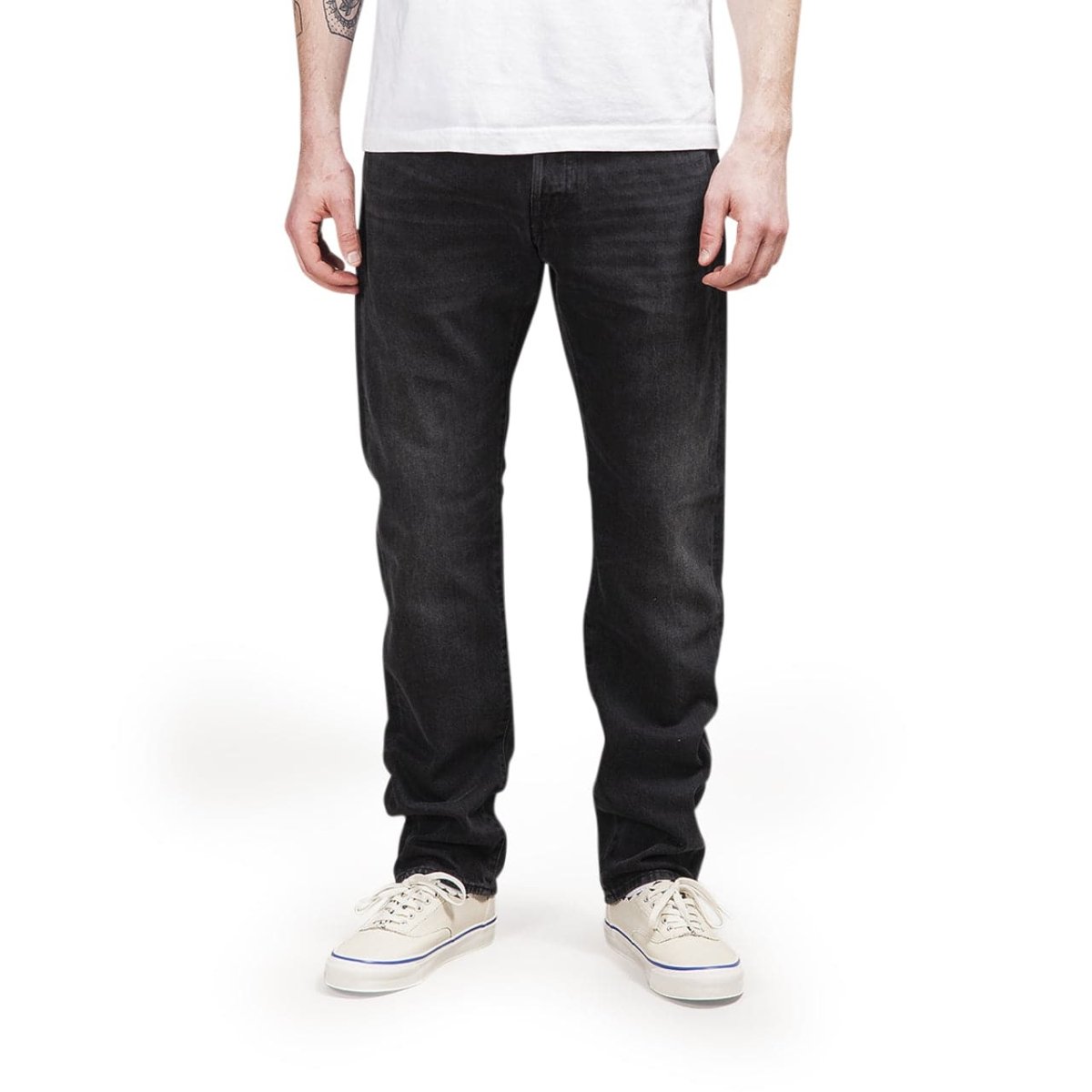 Edwin ED-55 Red Selvage Black Denim (Schwarz)  - Allike Store
