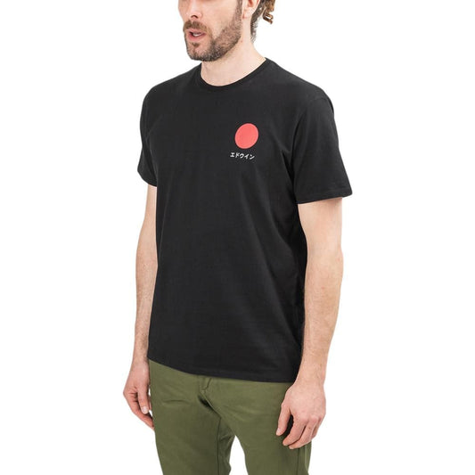 Edwin Japanese Sun TS Cotton Single Jersey (Schwarz)  - Allike Store