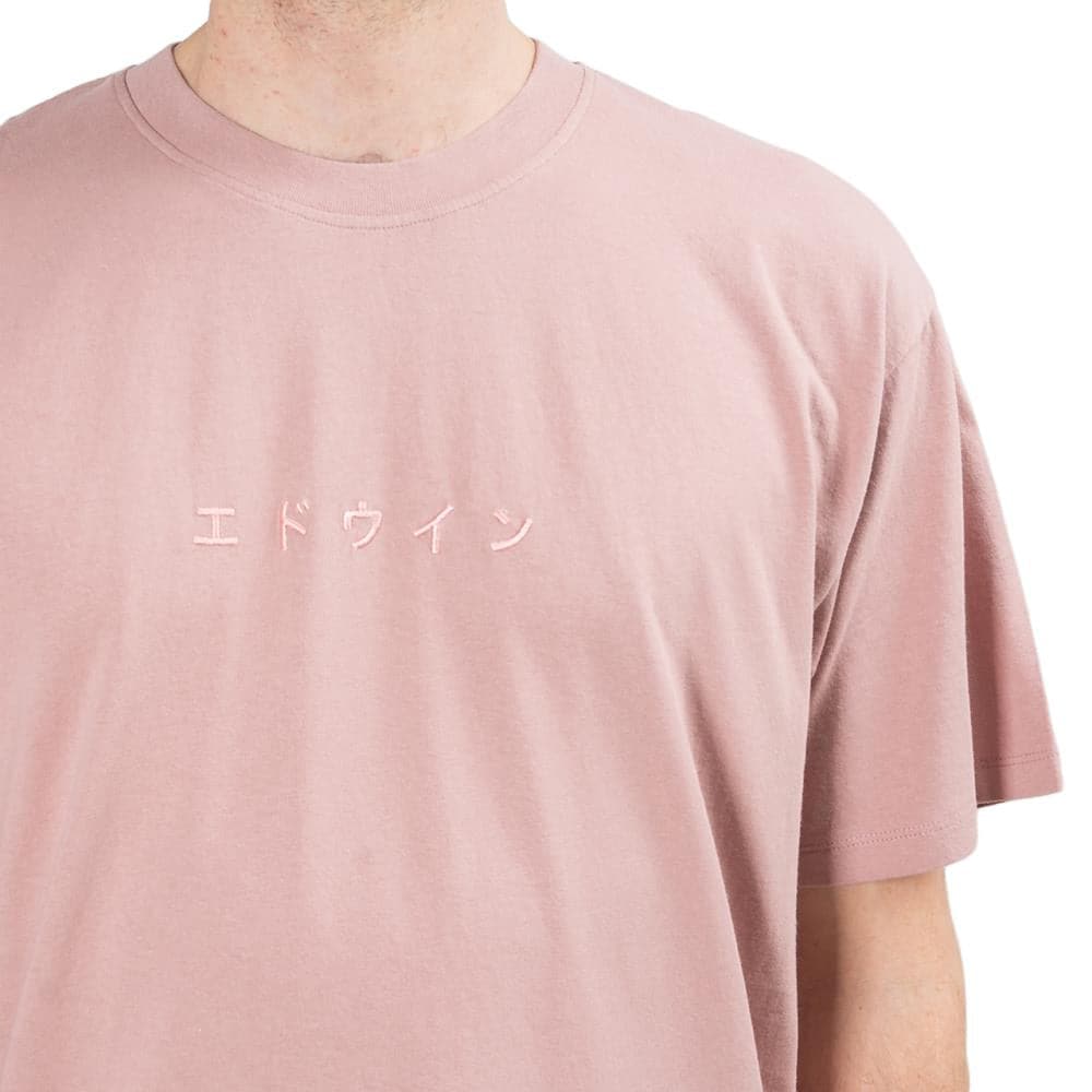 Edwin Katakana Embroidery TS Cotton Single Jersey (Pfirsich)  - Allike Store