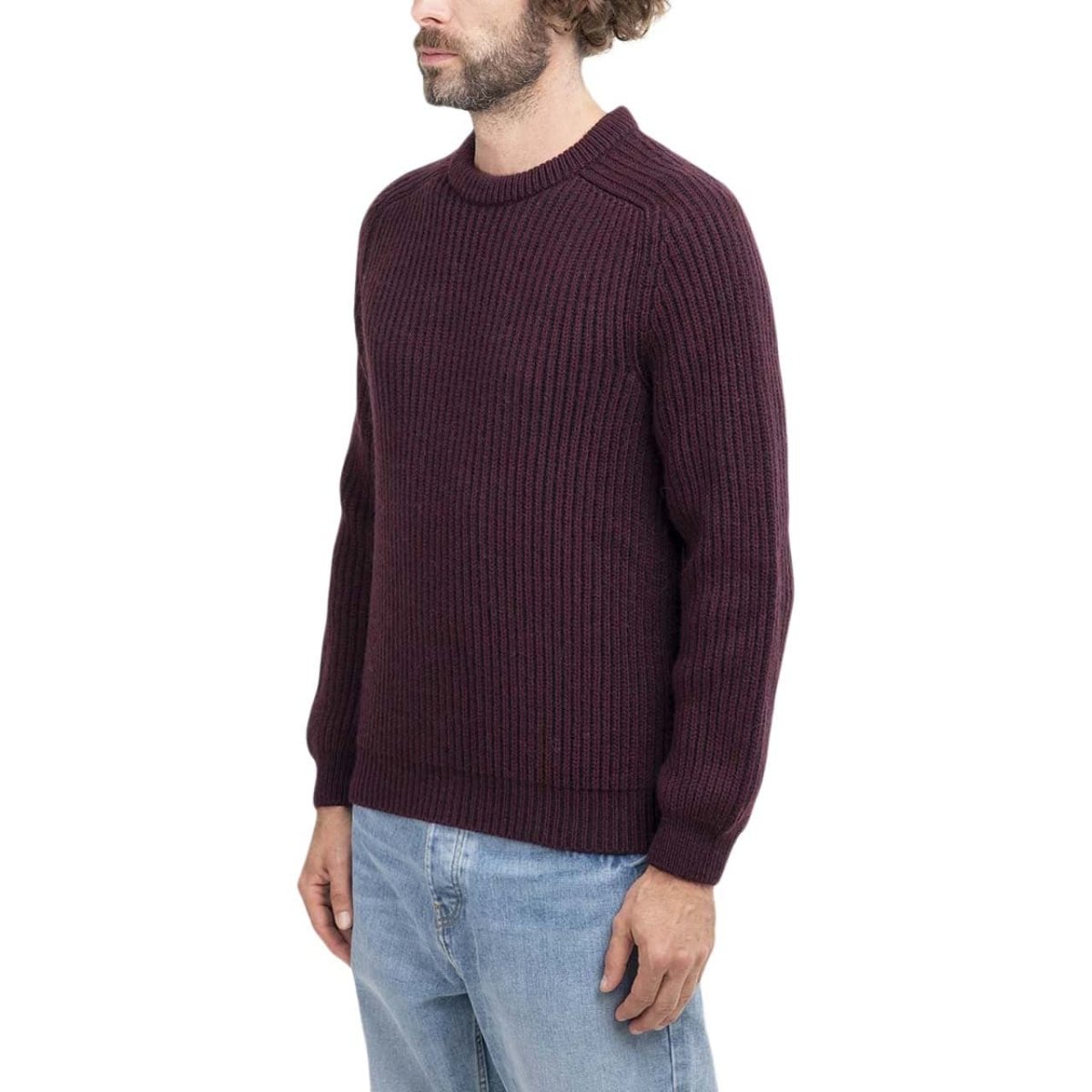 Edwin Roni Crew Sweater (Pflaume)  - Allike Store
