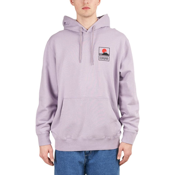 Edwin Sunset on MT Fuji Hoodie Lilac I029284.0WS.67.03 Allike Store