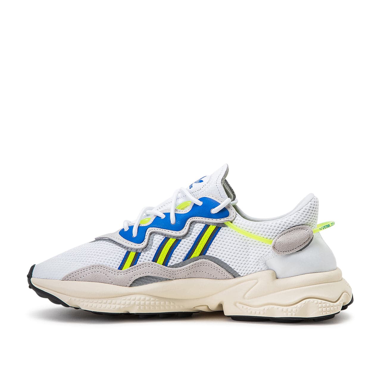 Adidas ozweego white cheap neon yellow