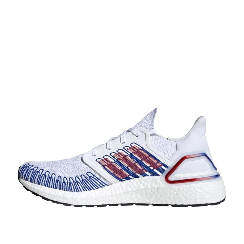 adidas Ultraboost 20 (Weiß / Rot / Blau)  - Allike Store