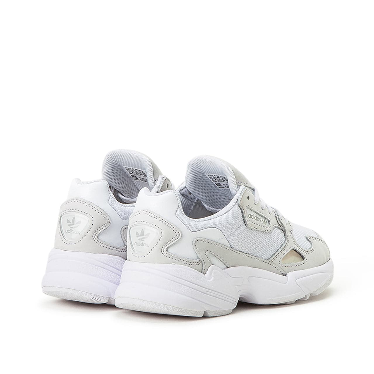 Adidas falcon total white sale