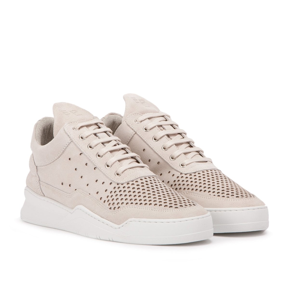 Filling Pieces Low Top Ghost Layer Perforated (Weiß)  - Allike Store