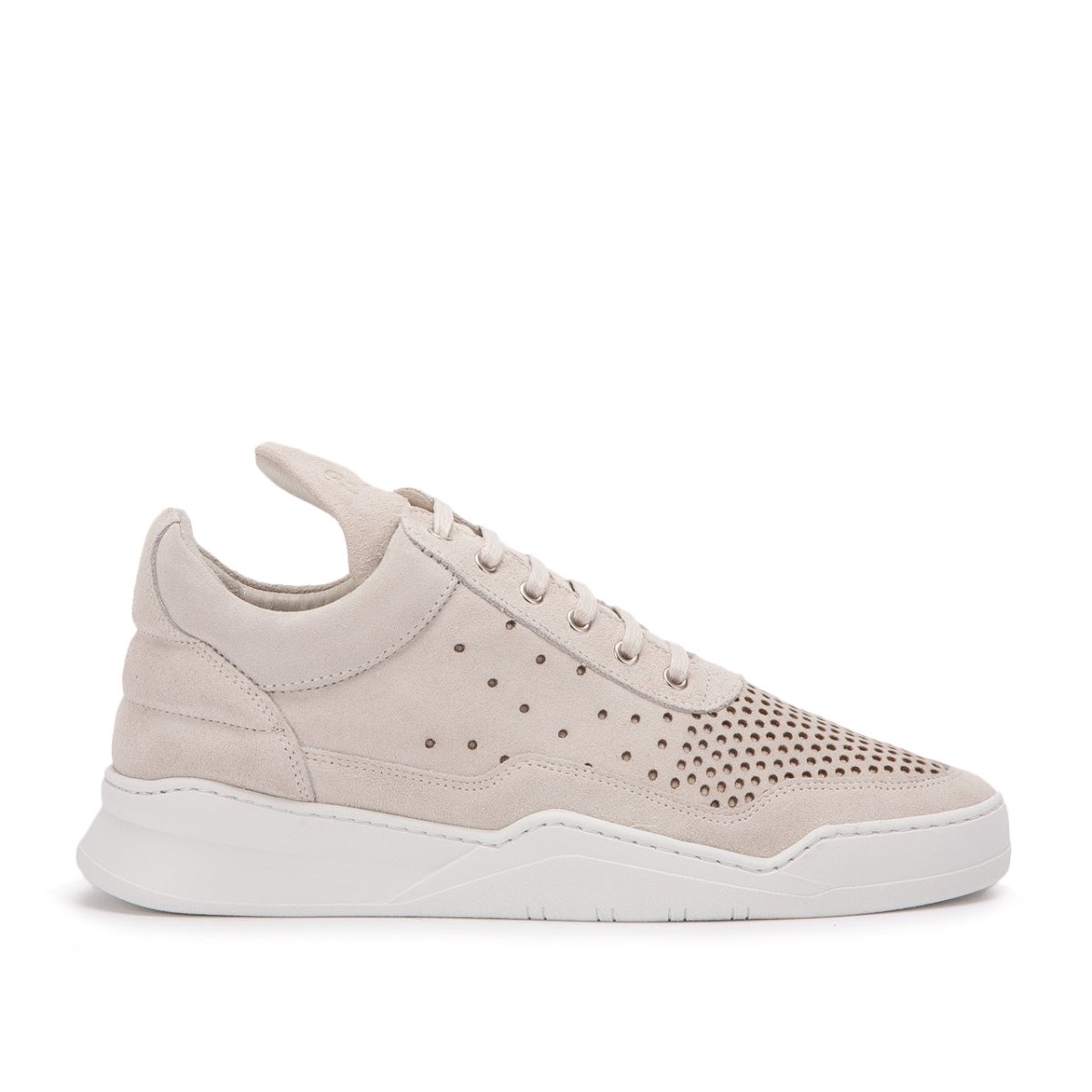 Filling Pieces Low Top Ghost Layer Perforated (Weiß)  - Allike Store
