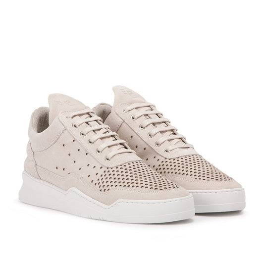 Filling Pieces Low Top Ghost Layer Perforated (Weiß)  - Allike Store